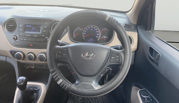 2019 Hyundai Grand i10 MAGNA 1.2 KAPPA VTVT, CNG, Manual, 79,602 km, Steering Wheel Close Up
