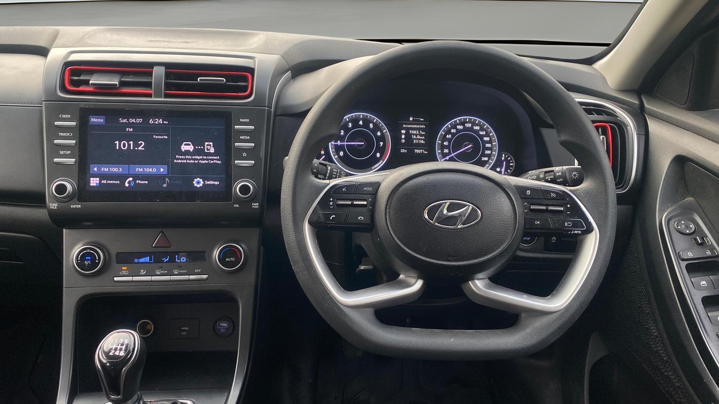 2023 Hyundai Creta S PLUS KNIGHT 1.5 PETROL, Petrol, Manual, 75,080 km, Steering Wheel Close Up