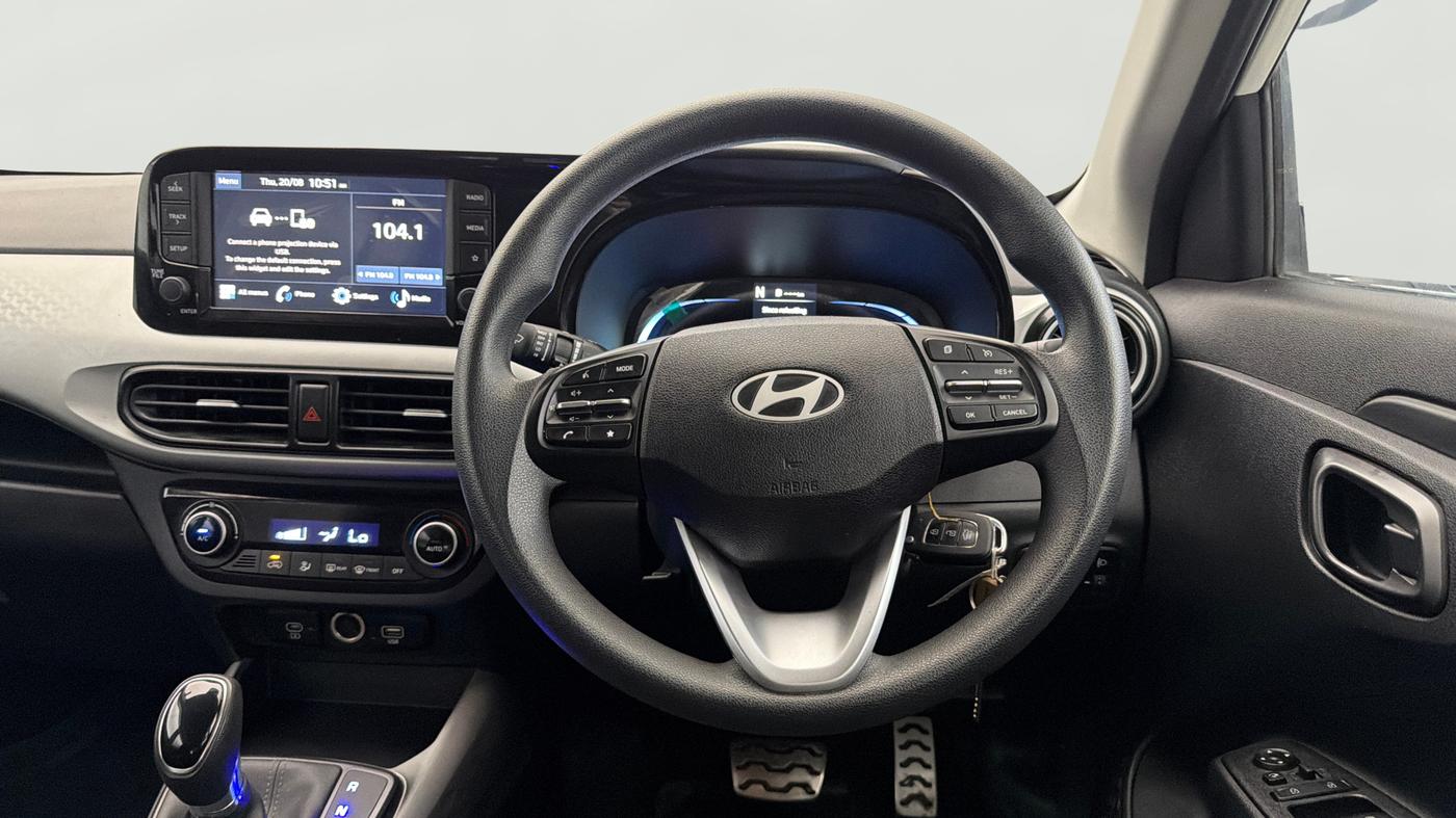 2024 Hyundai EXTER  SX 1.2 AMT, Petrol, Automatic, 9,988 km, Steering Wheel Close Up