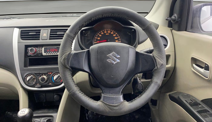 2015 Maruti Celerio VXI, Petrol, Manual, 1,03,178 km, Steering Wheel Close Up