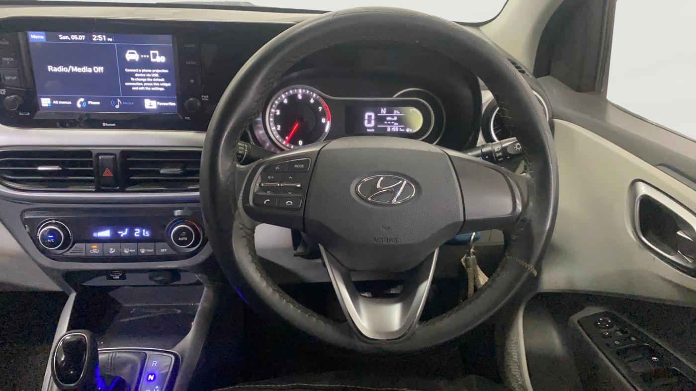 2021 Hyundai GRAND I10 NIOS SPORTZ AMT 1.2 KAPPA VTVT, Petrol, Automatic, 81,807 km, Steering Wheel Close Up