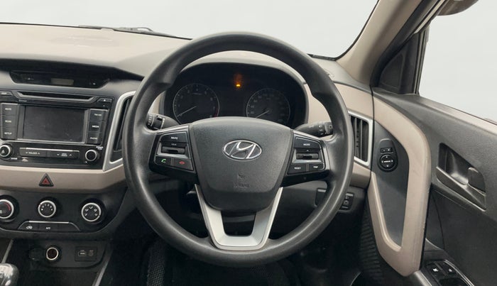 2018 Hyundai Creta E PLUS 1.6 PETROL, Petrol, Manual, 1,49,778 km, Steering Wheel Close Up