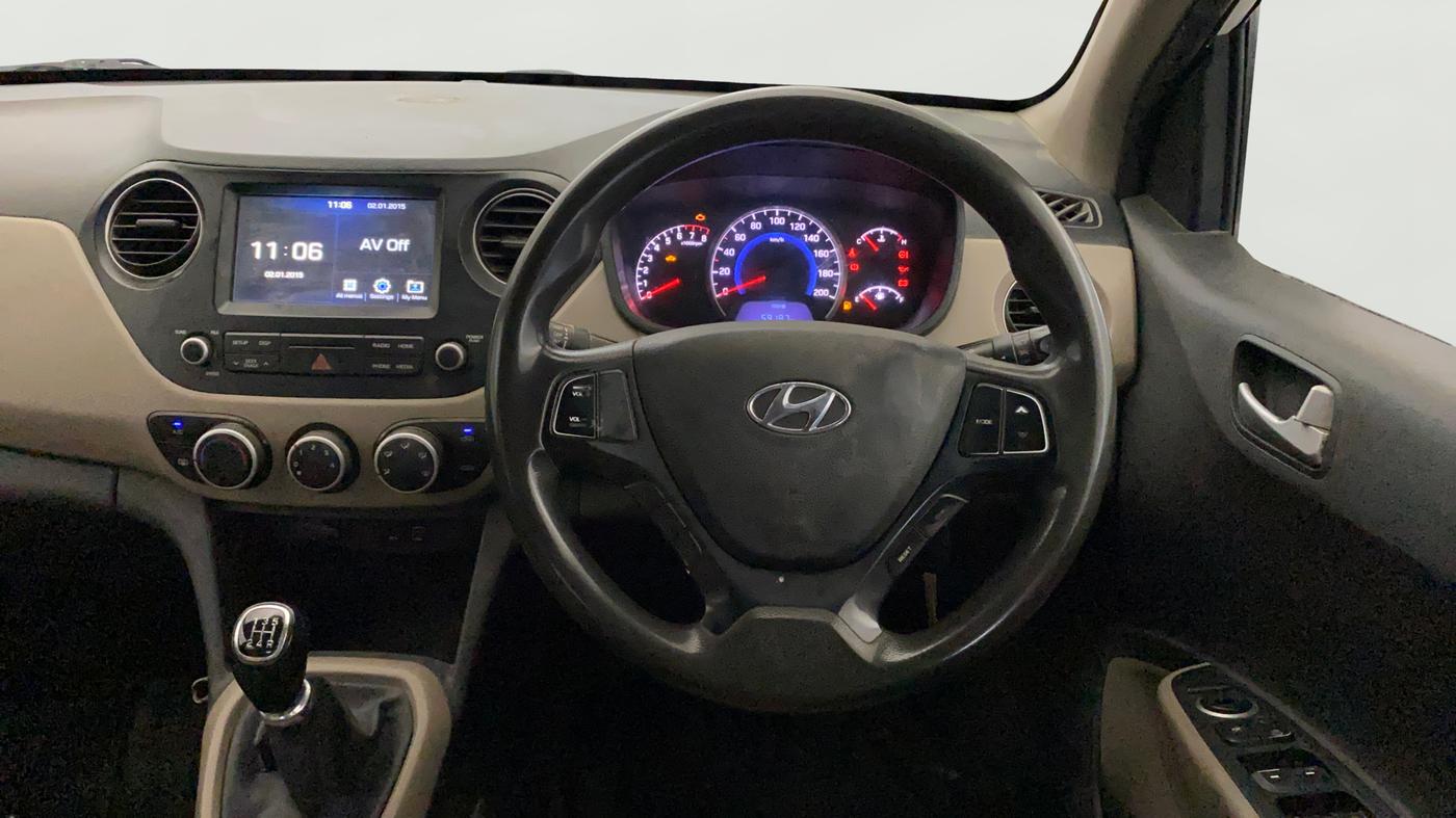 2017 Hyundai Grand i10 SPORTZ (O) 1.2 KAPPA VTVT, Petrol, Manual, 68,234 km, Steering Wheel Close Up