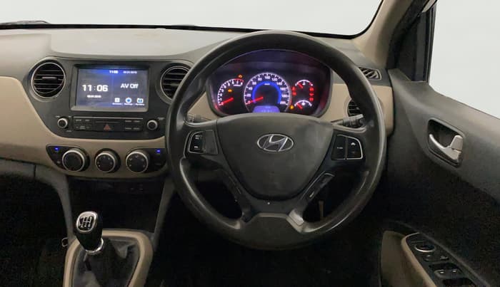 2017 Hyundai Grand i10 SPORTZ (O) 1.2 KAPPA VTVT, Petrol, Manual, 68,234 km, Steering Wheel Close Up