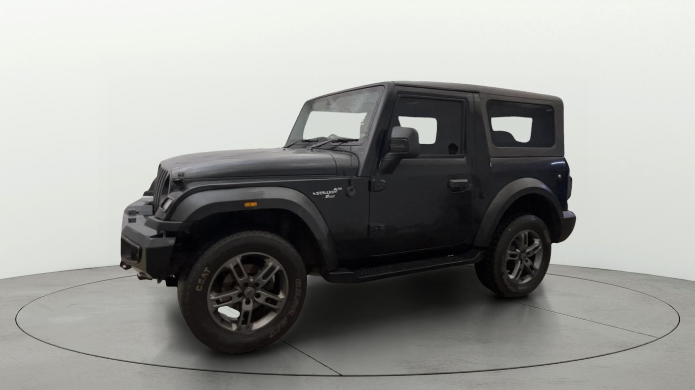2022 Mahindra Thar LX PETROL HT 4WD AT, Petrol, Automatic, 47,201 km, Left Front Diagonal
