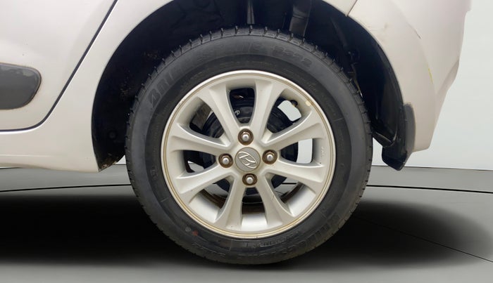 2014 Hyundai Grand i10 ASTA AT 1.2 KAPPA VTVT, Petrol, Automatic, 81,332 km, Left Rear Wheel