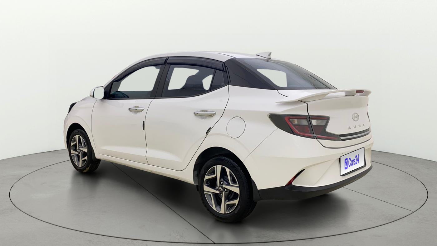 2025 Hyundai AURA SX 1.2 CNG, CNG, Manual, 12,818 km, Left Back Diagonal