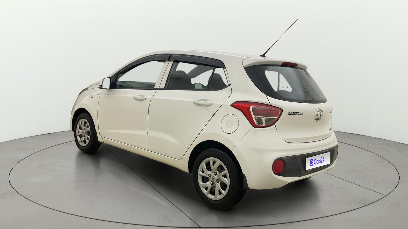 2017 Hyundai Grand i10 SPORTZ 1.2 KAPPA VTVT, Petrol, Manual, 40,212 km, Left Back Diagonal