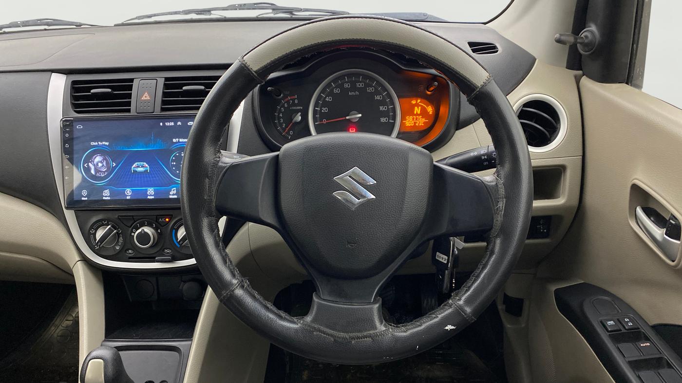 2014 Maruti Celerio VXI AMT, Petrol, Automatic, 58,774 km, Steering Wheel Close Up