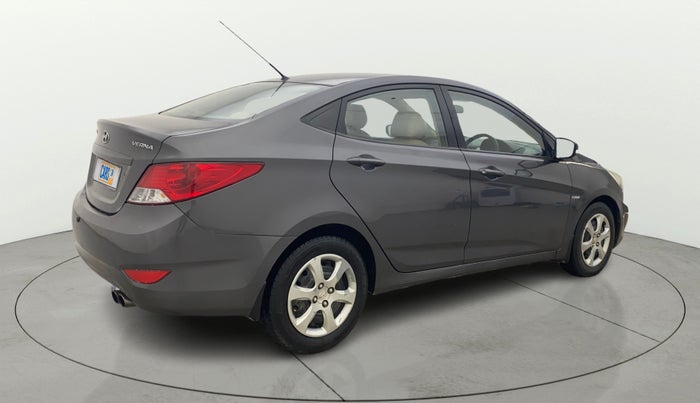 2012 Hyundai Verna FLUIDIC 1.4 CRDI, Diesel, Manual, 1,35,592 km, Right Back Diagonal