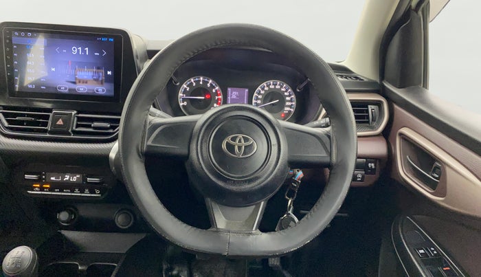 2025 Toyota Urban Cruiser Taisor E 1.2 Petrol MT, Petrol, Manual, 34,162 km, Steering Wheel Close Up