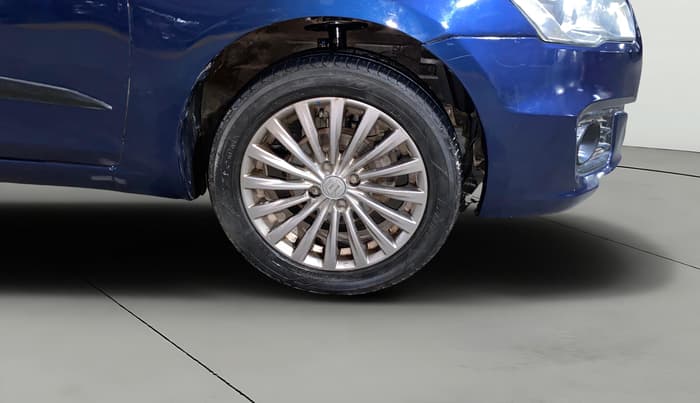 2017 Maruti Ciaz ALPHA 1.4 PETROL, Petrol, Manual, 82,063 km, Right Front Wheel