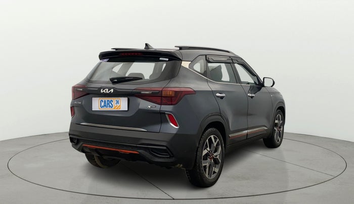 2021 KIA SELTOS X LINE 1.5 DIESEL AT, Diesel, Automatic, 65,474 km, Right Back Diagonal
