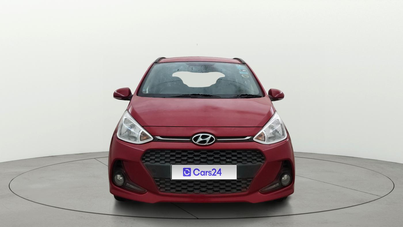 2017 Hyundai Grand i10 SPORTZ (O) AT 1.2 KAPPA VTVT, Petrol, Automatic, 69,502 km, Front