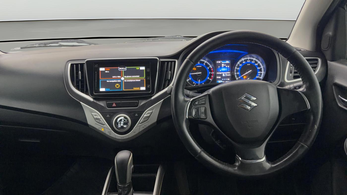 2018 Maruti Baleno ALPHA CVT PETROL 1.2, Petrol, Automatic, 50,555 km, Steering Wheel Close Up