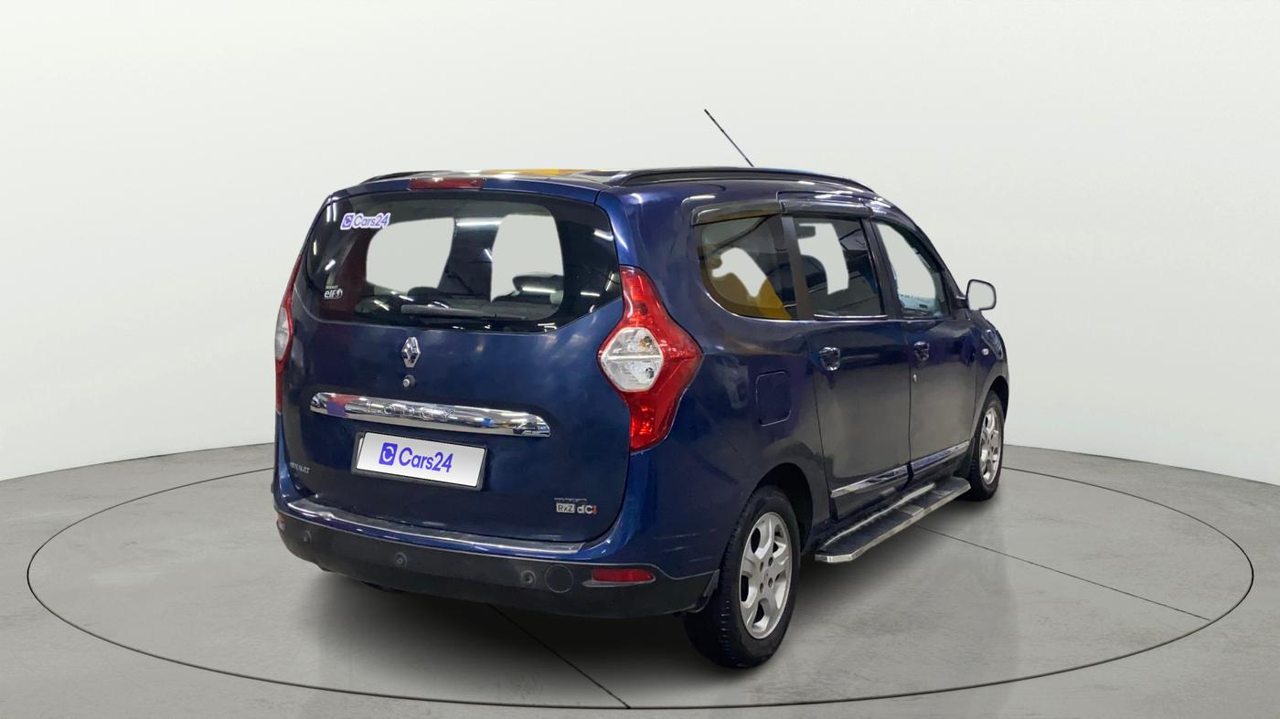 2015 Renault Lodgy 110 PS RXZ 7 STR, Diesel, Manual, 85,293 km, Right Back Diagonal