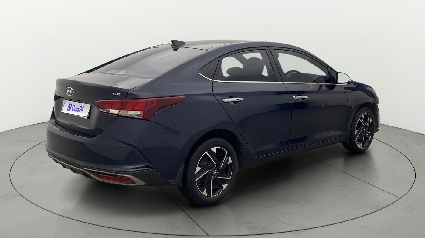 2021 Hyundai Verna SX (O)1.5 VTVT, Petrol, Manual, 57,306 km, Right Back Diagonal