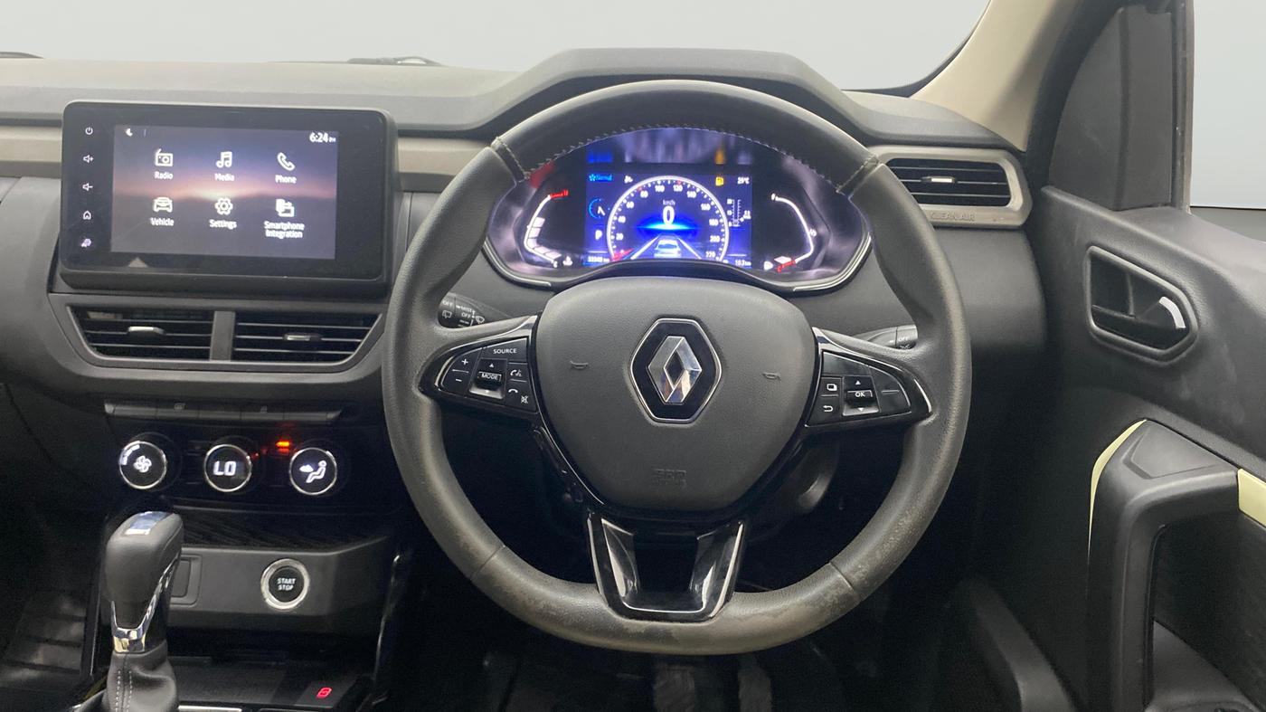 2021 Renault Kiger RXZ TURBO CVT DUAL TONE, Petrol, Automatic, 33,297 km, Steering Wheel Close Up