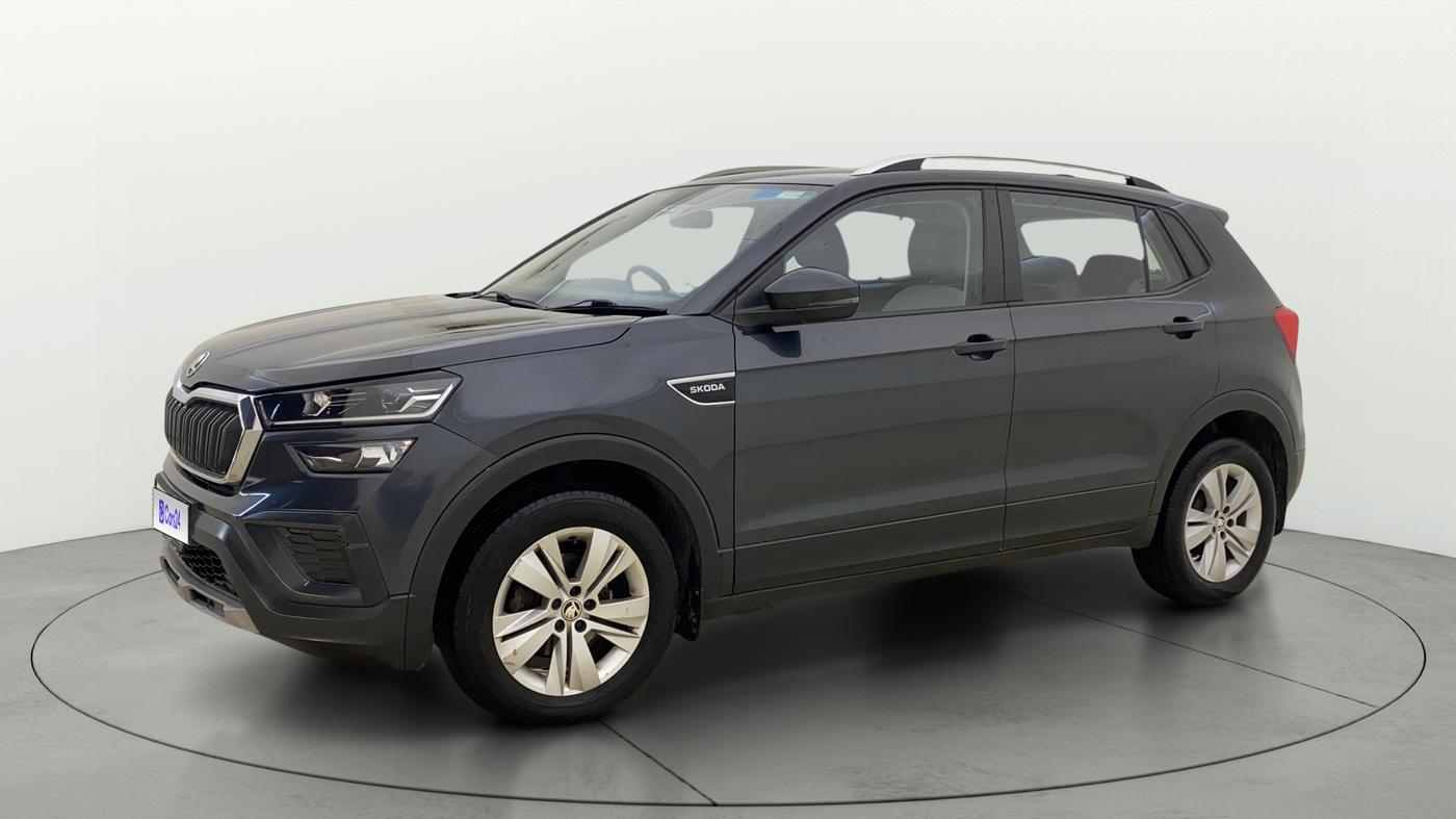 2022 Skoda KUSHAQ AMBITION 1.0L TSI AT, Petrol, Automatic, 62,833 km, Left Front Diagonal