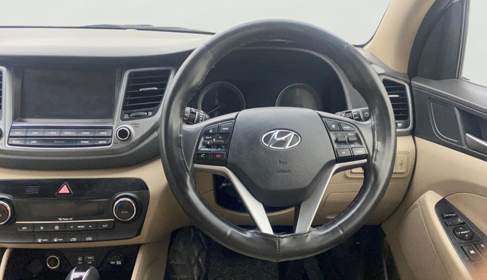 2017 Hyundai Tucson GLS 4WD AT DIESEL, Diesel, Automatic, 69,787 km, Steering Wheel Close Up