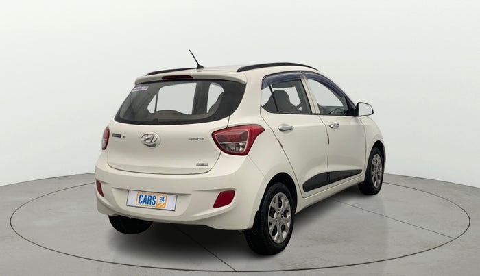2013 Hyundai Grand i10 SPORTZ 1.2 KAPPA VTVT, Petrol, Manual, 42,509 km, Right Back Diagonal