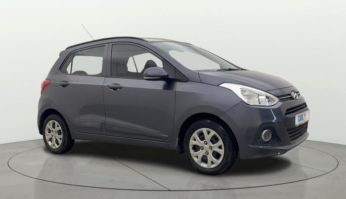 2015 Hyundai Grand i10 SPORTZ 1.2 KAPPA VTVT, Petrol, Manual, 66,688 km, Right Front Diagonal