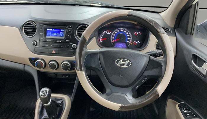 2015 Hyundai Grand i10 SPORTZ 1.2 KAPPA VTVT, Petrol, Manual, 37,251 km, Steering Wheel Close Up