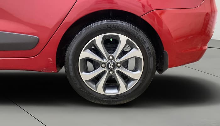 2014 Hyundai Xcent SX AT 1.2 (O), Petrol, Automatic, 55,436 km, Left Rear Wheel