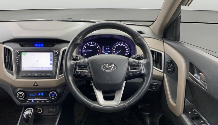 2017 Hyundai Creta SX PLUS AT 1.6 PETROL, Petrol, Automatic, 54,240 km, Steering Wheel Close Up