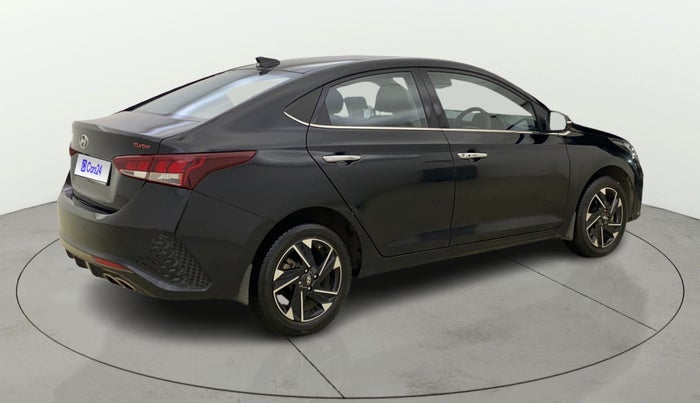 2021 Hyundai Verna SX (O) 1.0 TURBO DCT, Petrol, Automatic, 19,469 km, Right Back Diagonal