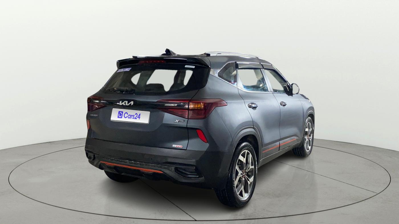 2021 KIA SELTOS X LINE 1.4 PETROL DCT, Petrol, Automatic, 71,878 km, Right Back Diagonal
