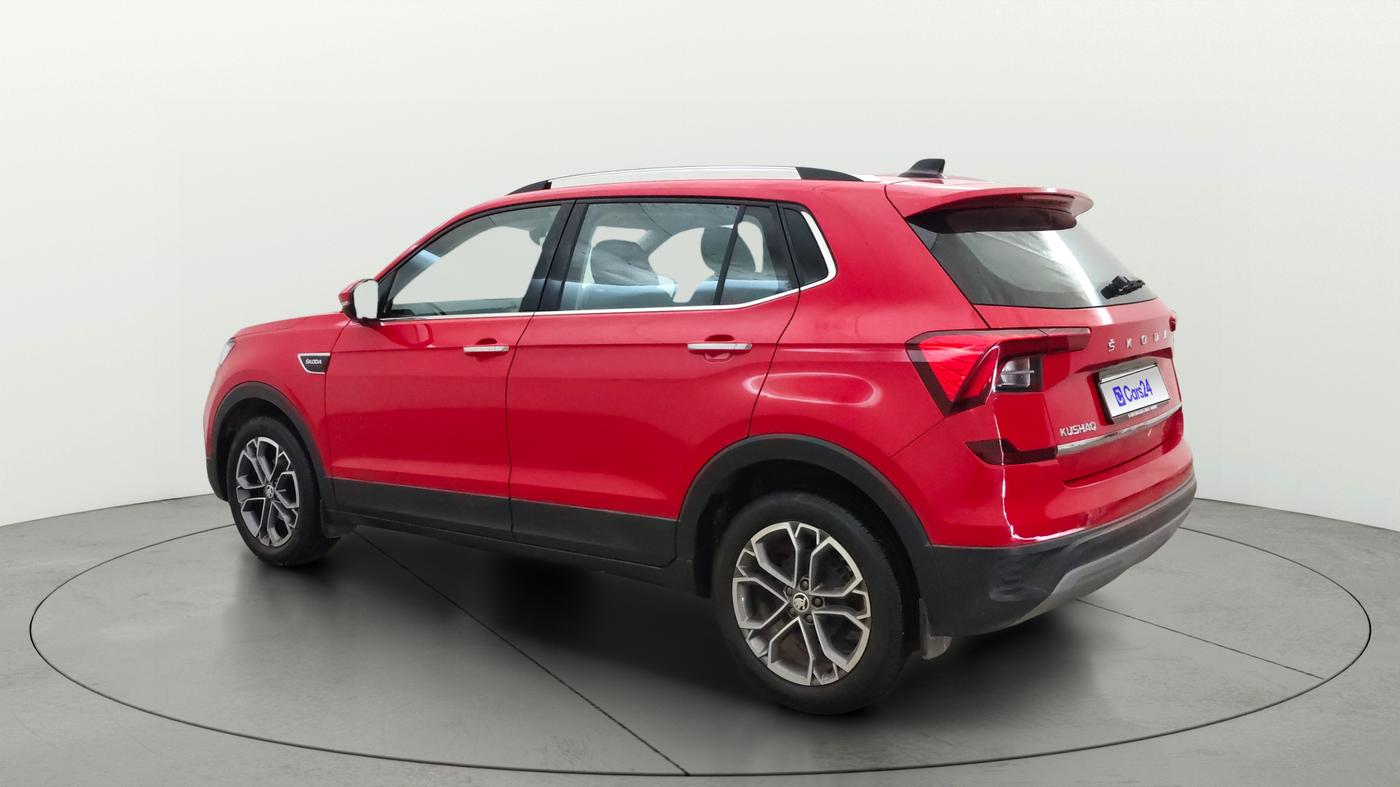 2021 Skoda KUSHAQ STYLE 1.0L TSI AT, Petrol, Automatic, 13,028 km, Left Back Diagonal
