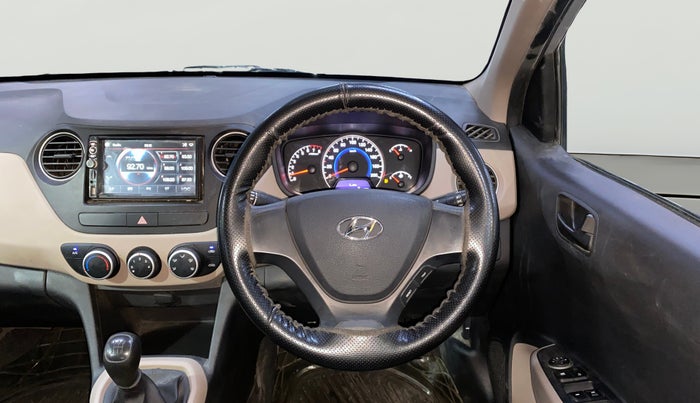 2017 Hyundai Grand i10 MAGNA 1.2 KAPPA VTVT, Petrol, Manual, 27,483 km, Steering Wheel Close Up