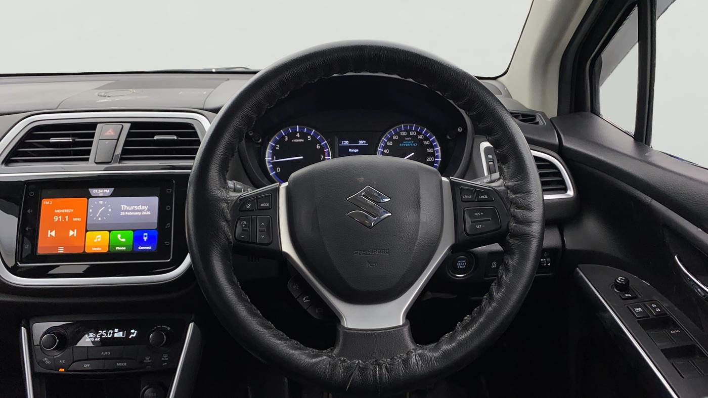 2021 Maruti S Cross ZETA 1.5, Petrol, Manual, 38,329 km, Steering Wheel Close Up