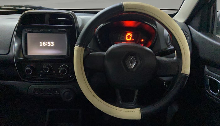 2018 Renault Kwid RXT 1.0 (O), Petrol, Manual, 65,540 km, Steering Wheel Close Up