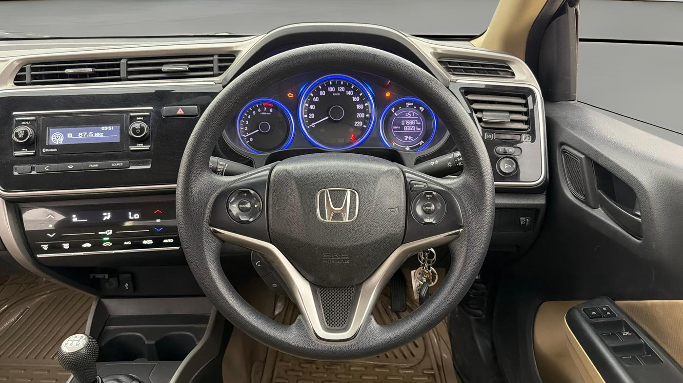 2017 Honda City 1.5L I-VTEC SV, Petrol, Manual, 79,831 km, Steering Wheel Close Up