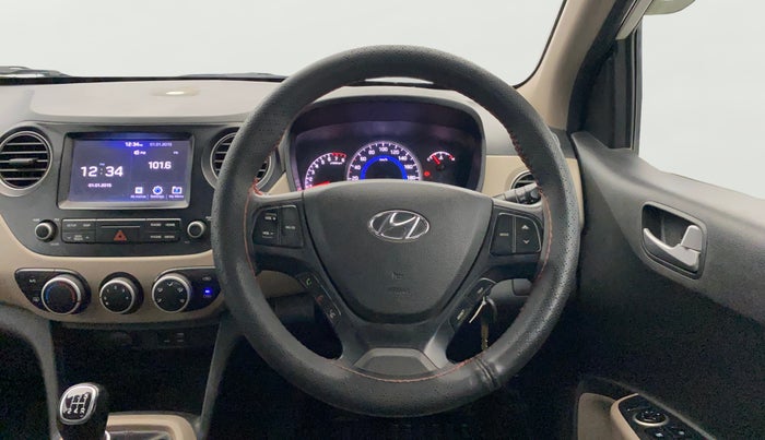 2018 Hyundai Grand i10 SPORTZ 1.2 KAPPA VTVT, Petrol, Manual, 77,374 km, Steering Wheel Close Up