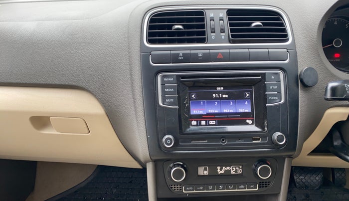 2014 Volkswagen Vento HIGHLINE PETROL AT, Petrol, Automatic, 1,05,011 km, Air Conditioner