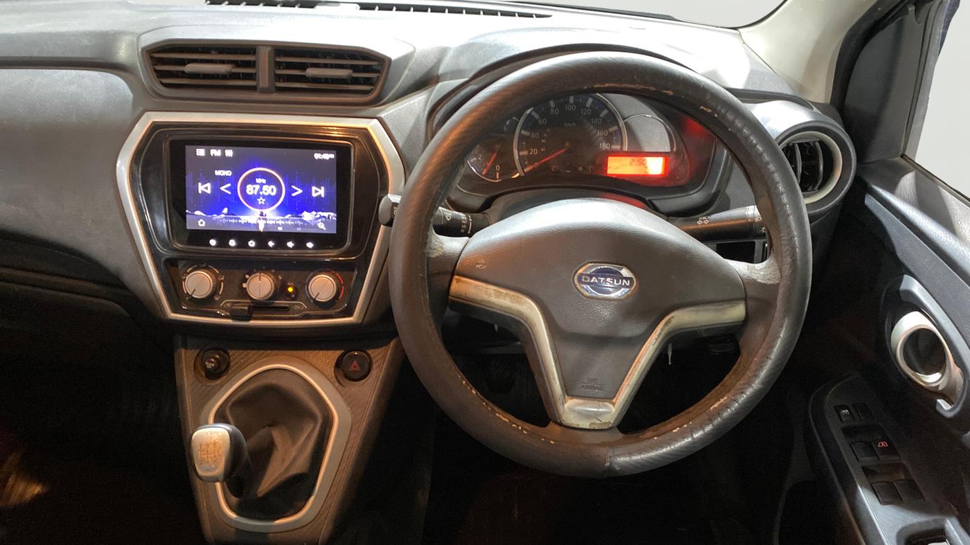 2018 Datsun Go T(O), Petrol, Manual, 77,350 km, Steering Wheel Close Up