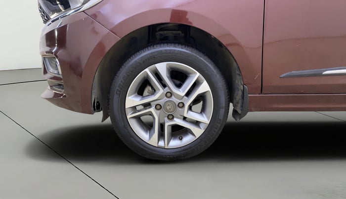 2023 Tata TIGOR XZ PLUS PETROL, Petrol, Manual, 11,176 km, Left Front Wheel