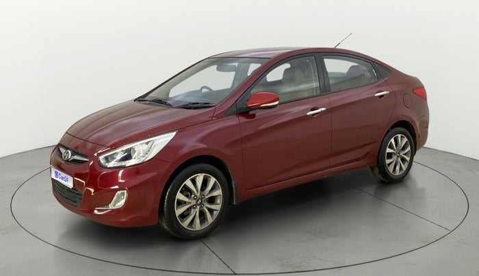 2014 Hyundai Verna FLUIDIC 1.6 VTVT SX OPT, Petrol, Manual, 28,621 km, Left Front Diagonal