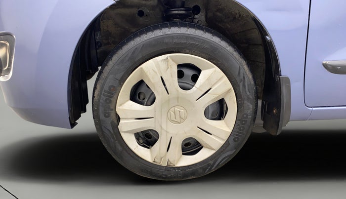 2013 Maruti Wagon R 1.0 VXI, Petrol, Manual, 86,298 km, Left Front Wheel