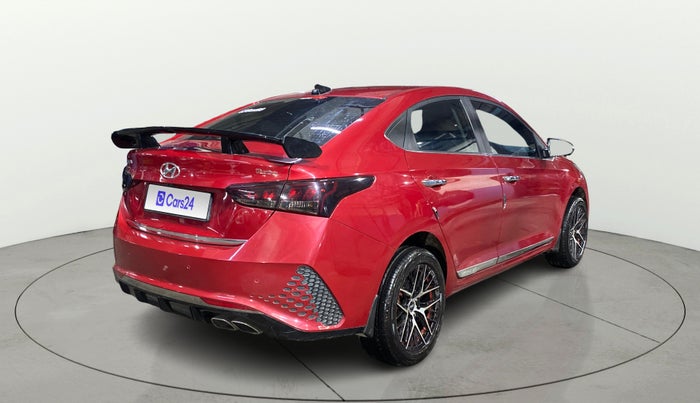 2020 Hyundai Verna SX (O) 1.0 TURBO DCT, Petrol, Automatic, 37,378 km, Right Back Diagonal