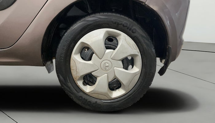 2017 Tata Tiago XT PETROL, CNG, Manual, 93,663 km, Left Rear Wheel