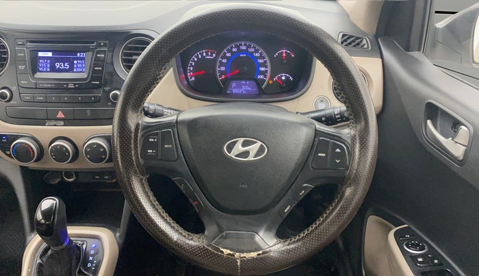 2014 Hyundai Grand i10 ASTA AT 1.2 KAPPA VTVT, Petrol, Automatic, 98,997 km, Steering Wheel Close Up
