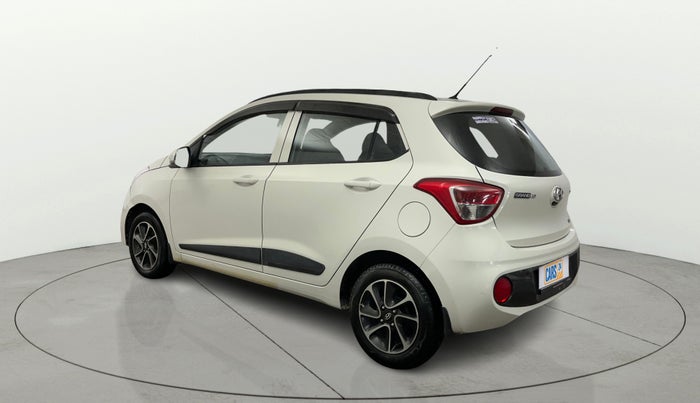 2017 Hyundai Grand i10 SPORTZ (O) AT 1.2 KAPPA VTVT, Petrol, Automatic, 24,817 km, Left Back Diagonal