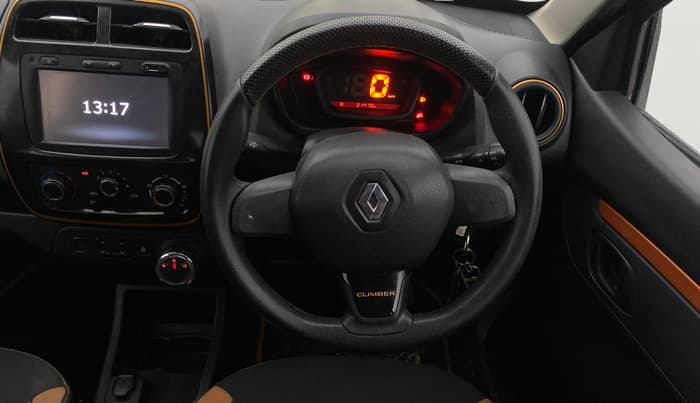2018 Renault Kwid CLIMBER 1.0 AMT, Petrol, Automatic, 31,434 km, Steering Wheel Close Up