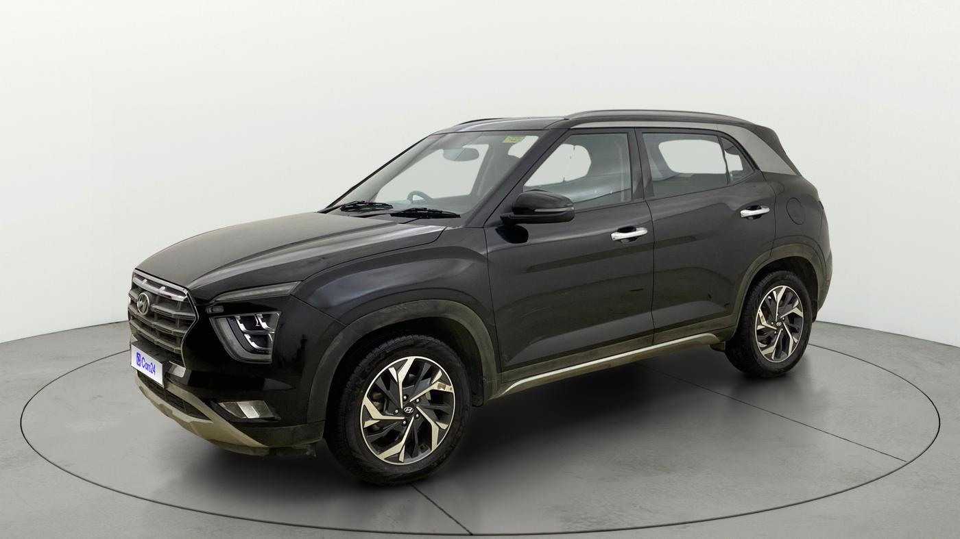 2021 Hyundai Creta SX (O) AT 1.5 DIESEL, Diesel, Automatic, 41,764 km, Left Front Diagonal