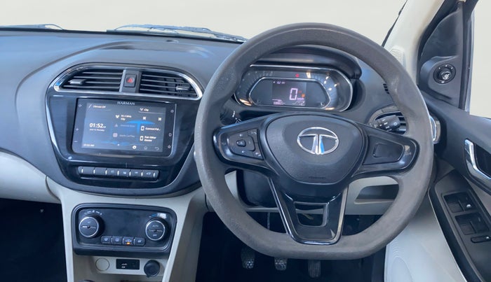 2022 Tata TIGOR XZ PLUS CNG, CNG, Manual, 59,874 km, Steering Wheel Close Up