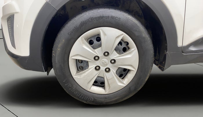 2017 Hyundai Creta E PLUS 1.6 PETROL, Petrol, Manual, 1,00,629 km, Left Front Wheel